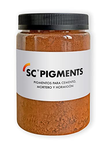 SC Pigments® Ref: Color Pardo Terracota 4610 · Pigmento colorante Pardo Terracota (Fe2O3) para cemento, mortero, hormigón, yeso y cal. Serra Ciments® Peso: ± 650 g.