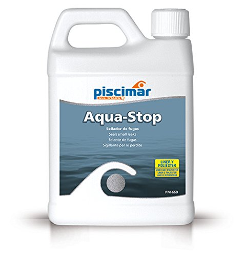 PM-660 Aqua Stop: sellador de Fugas y poros en Piscinas. liquido Botella 1.4 Kg.