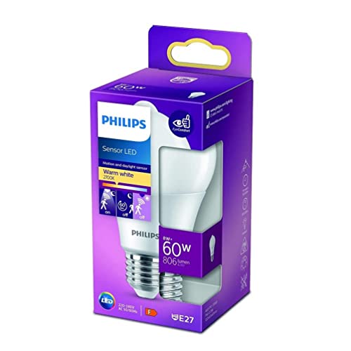 Philips Lighting 929002058731 Bombilla LED, Con Sensor de Movimiento, 1 Unidad (Paquete de 1)